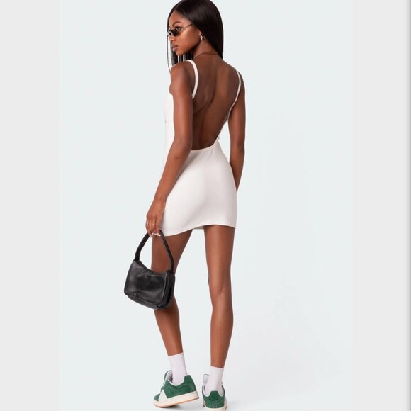 Edikted Adele Open Back Mini Dress - Picture 2 of 6